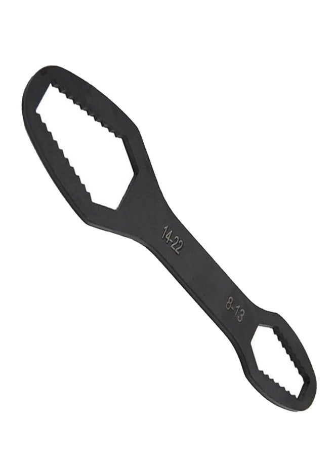 MEZON Double Sided Universal Wrench Self Tightening Universal Key Repair Tool Multifunctional Spanner Repairing Tool Torx Wrench for Home Car Bicycle Motobike (8-13mm/14-22mm) - Image 1